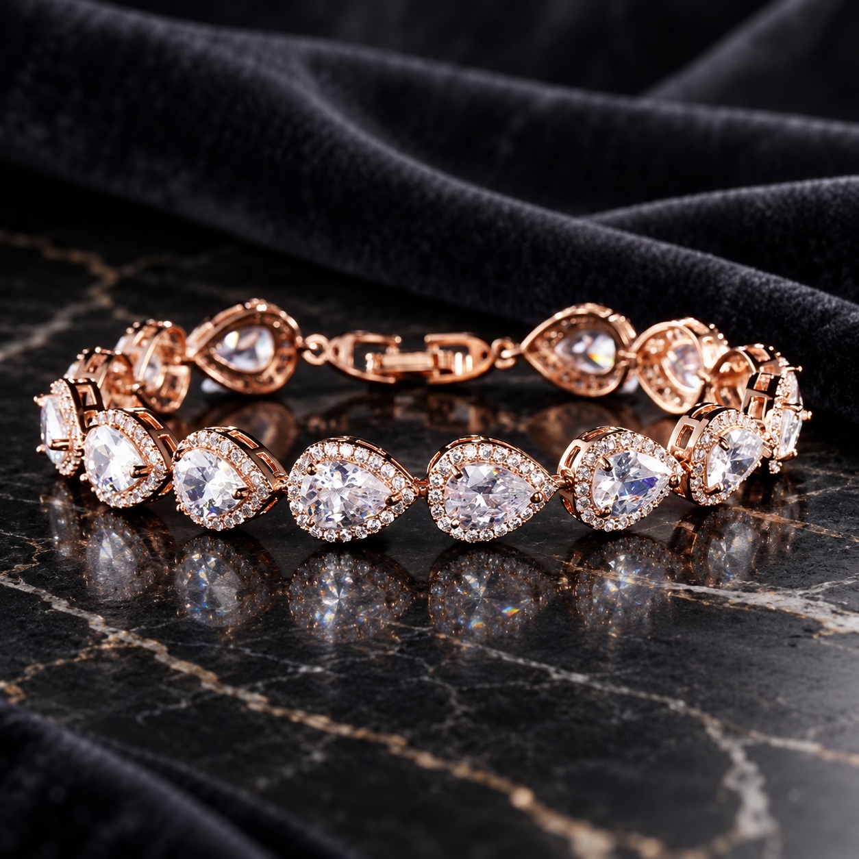 Rose-gold-tone Lumière bracelet